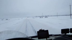 Зима Россия,дорога жесть,пару советов по вождению фуры