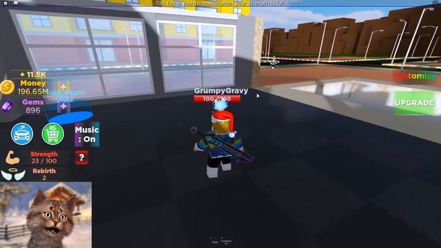 I Built a Hero Gym For The Biggest Players - Roblox Gym Tycoon смотреть онлайн