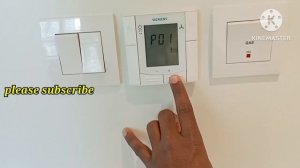 Siemens Thermostat operation, FCU Thermostat details, Siemens RDF300../RDF340../RDF600..