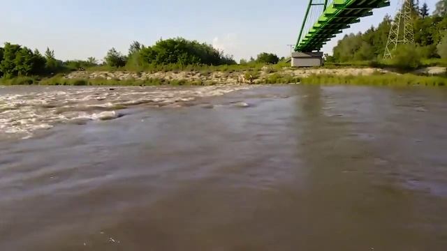 POPRAD w Nowym Sączu. Река Попрад. смотреть онлайн