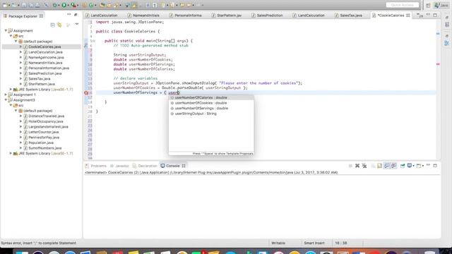 2.8 Cookies Calories - Starting out with Java From Control Structures through Objects 6th Edition смотреть онлайн