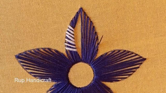 Hand Embroidery Flower Design #228,Needlepoint art,Florist Embroidery Patterns,সুন্দর ফুল সেলাই করু