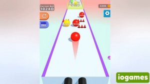 BALL RUN MERGE NUMBER 3D — 'Anti' INFINITY ∞ 4096J WALL (Max Level)