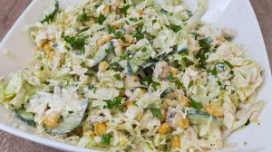 Простой рецепт легкого и сытного салата