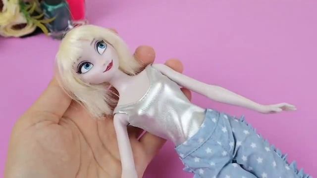 Barbie Doll Makeover Transformation ~ DIY Miniature Ideas for Barbie ~ Wig, Dress, Faceup, and More