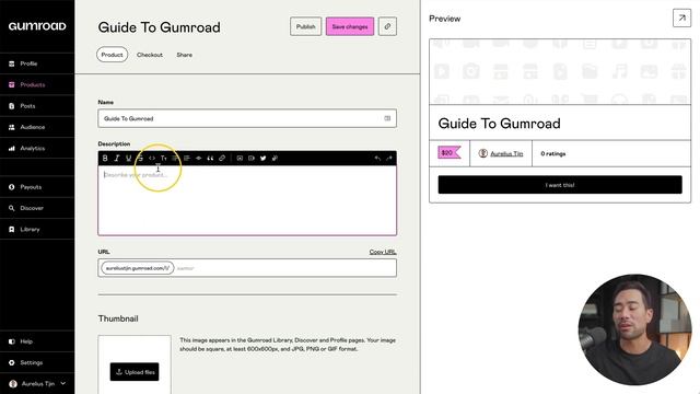 How To Sell Digital Products Online With Gumroad // Gumroad Tutorial 2022 смотреть онлайн