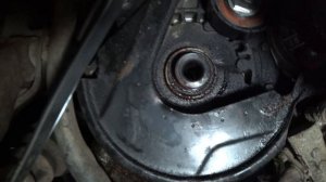VW T4 ЗАМЕНА САЛЬНИКА КОЛЕНВАЛА ACV 102 Л.С.REPLACEMENT OF THE CRANKSHAFT OIL SEAL ACV 102 HP