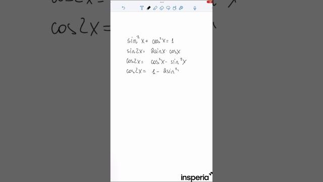 Все тригонометрические формулы для ЕГЭ. Часть 1 | insperia смотреть онлайн