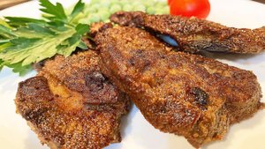 Отбивная из говяжьей печени