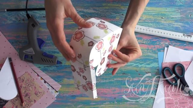Коробочка в виде СЕРДЦА своими руками. Коробка сердечко из бумаги  в подарок.