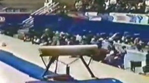 Elena Shushunova 1985 Worlds AA Vault