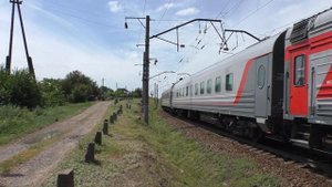 "С Днём России!" ЭП1М-507 с поездом №287 Новороссийск - Москва/№923 Москва - Москва