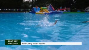 LOVOSICE: Bazén party počasí nepřálo