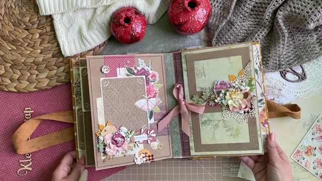 Скрапбукинг: ОСЕННИЙ альбом - обзор/мастер класс смотреть онлайн