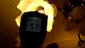 Температура светодиодных ламп 2 часа работы.