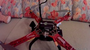 Компоновка квадрокоптера на раме F450 с контроллером APM 2.6