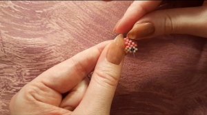 Кольцa из бисера KUROMI?? и MY MELODY??в технике крестик|Beaded rings KUROMI and MY MELODY?|#DIY