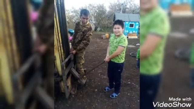 Мой папа  - пример и опора!