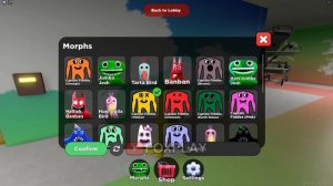 Garten of Banban: OFFICIAL Roleplay - All Captain Fiddles Morphs (Roblox RP Showcase)