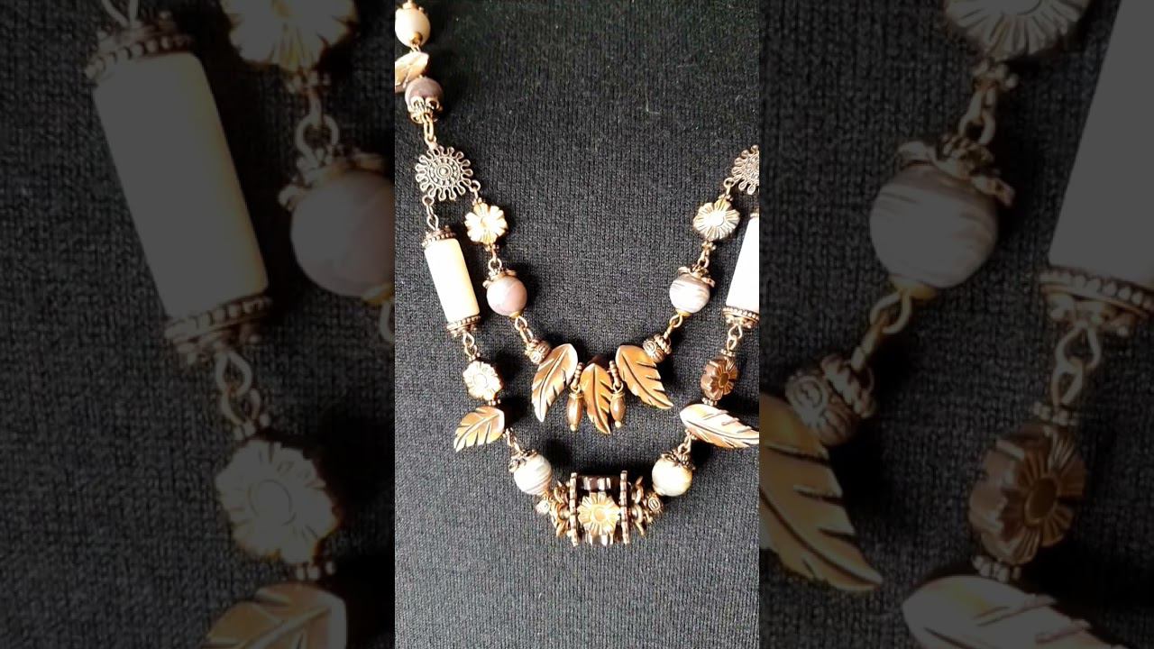 Агат Ботсвана и перламутр #jewelry #handmade