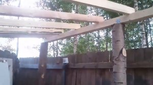 Крыша для дровника