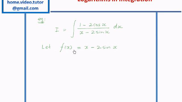 Logarithms in Integration - Example #2 смотреть онлайн