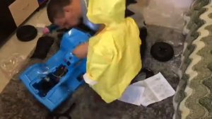 Распаковка — Детский квадроцикл Pituso XH116 (синий)