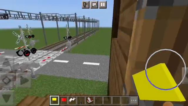 Проехали Сапсан и метро! Работаю дежурным по переезду в Майнкрафте.mp4