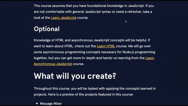 Beginner's Guide to Node.js Programming: Learn Node.js from Scratch, Codecademy Learn Node.js