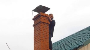 Колпак на печной дымоход своими руками, убираю эффект обратной тяги при сильном ветре