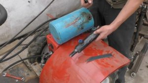 Установка гидравлики на полноприводный  минитрактор 4x4 своими силами. Тест-драйв