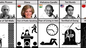 FEARS & PHOBIAS OF FAMOUS PEOPLE WHO DIED