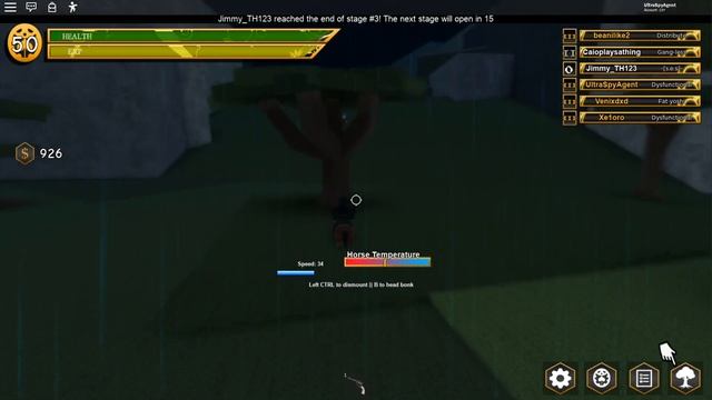 A peculiar Steel Ball Run game (Roblox - Your Bizarre Adventure) смотреть онлайн