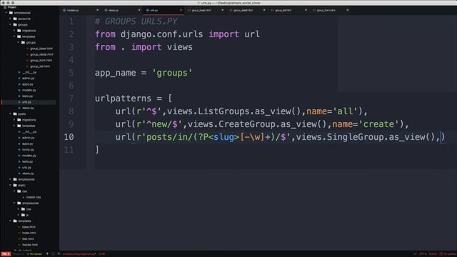9. part eight | python django tutorial 2020 | python django project | django social media