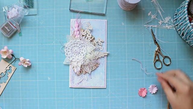 Женская открытка для повара. Скрапбукинг. смотреть онлайн