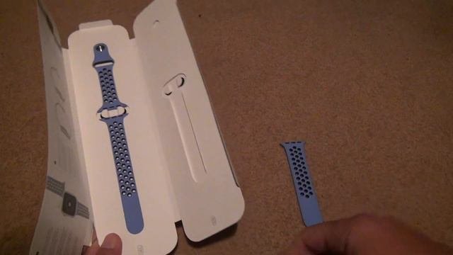 Apple Watch Royal Pulse Black Nike Sport Band Unboxing