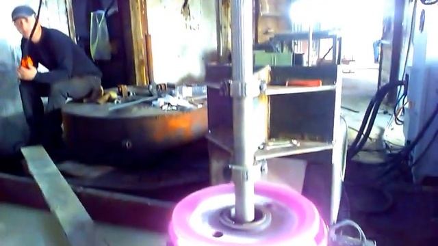 Закалка ТВЧ крановых колёс смотреть онлайн