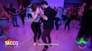 Khaldoun Abou Fakher and Barbara Csiki Bachata Dancing at Istanbul Social Dance Marathon, 03.02.201