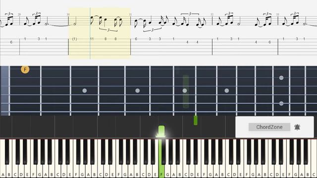 Taylor Swift - Cardigan - Guitar Tab and Piano Notes - Easy Version смотреть онлайн