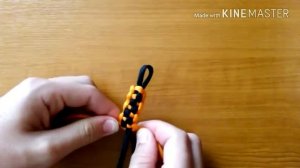 Плетение из паракорда-двухполосная кобра