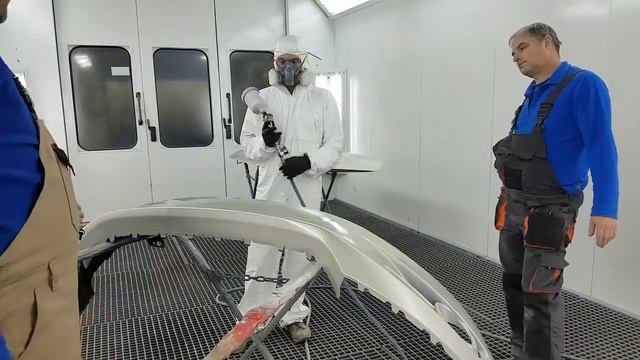 Ошибки при шлифе грунта Ремонт капота красим Учимся часть 2