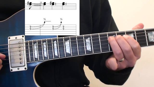 Guitar Soloing Lesson-How To Play-Enter Sandman-Metallica-Guitar Solo Lesson W/Tablature смотреть онлайн