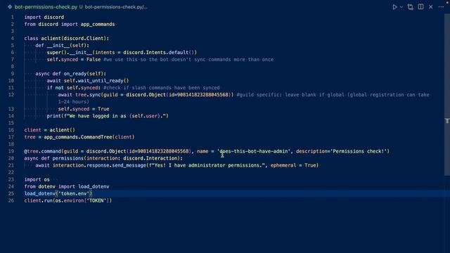 Bot Permissions Check for Slash Commands | discord.py
