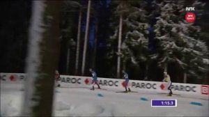 Petter Northug jr. Crazy finish quarter final Lahti 2017