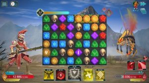 Puzzle Quest 3 - Dok vs Огненная Оса (80 уровень)