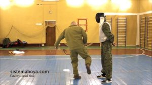 Работа нагайкой. Фехтование на шашках. Пластунский рукопашный бой, система боя Леонид Полежаев.