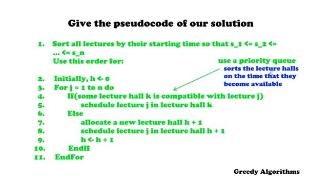 Interval Partitioning ( Greedy Algorithm ) - Algorithms смотреть онлайн