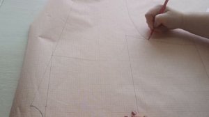 Платье с цельнокроенным рукавом. Построение выкройки легко и быстро.