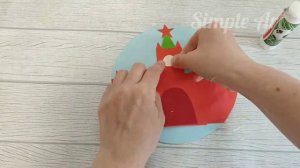 Аппликация ко дню России. Как сделать три символа России из цветной бумаги.