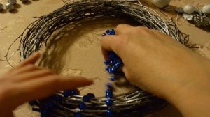 Как сделать новогодний венок из веток